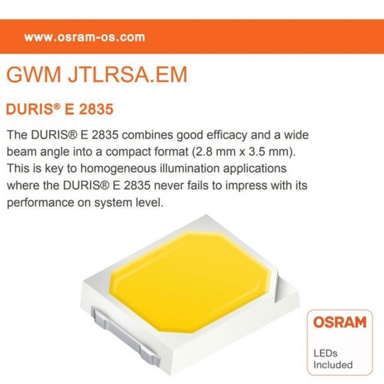 Placa Slim LED Circular Downlight 20W AJUSTABLE OSRAM Chip