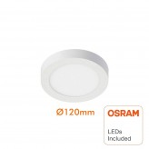 Plafón LED circular superficie 8W 120º OSRAM Chip