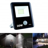 Foco Projector LED 30W com Sensor de Movimento  PIR