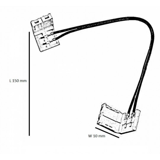 Conector para fita LED Monocromática