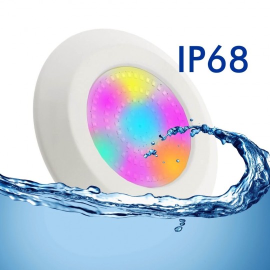 Lámpara LED Sumergible DC12V - 12W - IP68 - RGB