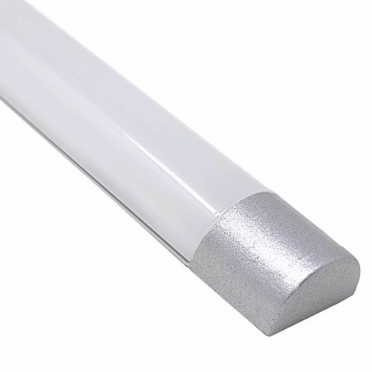 Barre Linéaire LED Intégrée - Surface - TENNESEES ARGENT -24V- 0.5m - 1m - 1.5m - 2m
