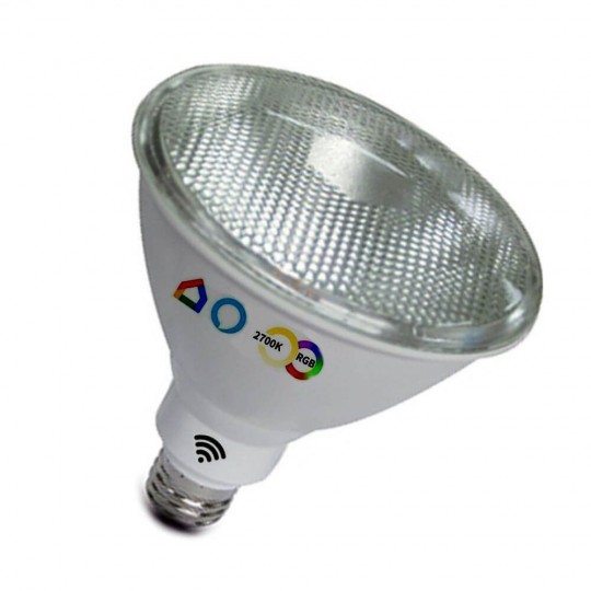 Lámpara PAR LED 12W SMART Wifi RGB+CCT - Regulable - E27