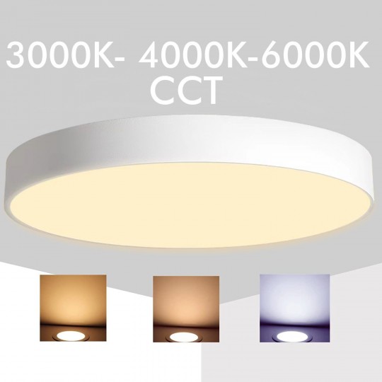 Plafón LED Superficie 60W - UGR21 - Ø60cm - CCT - COLOR SELECCIONABLE