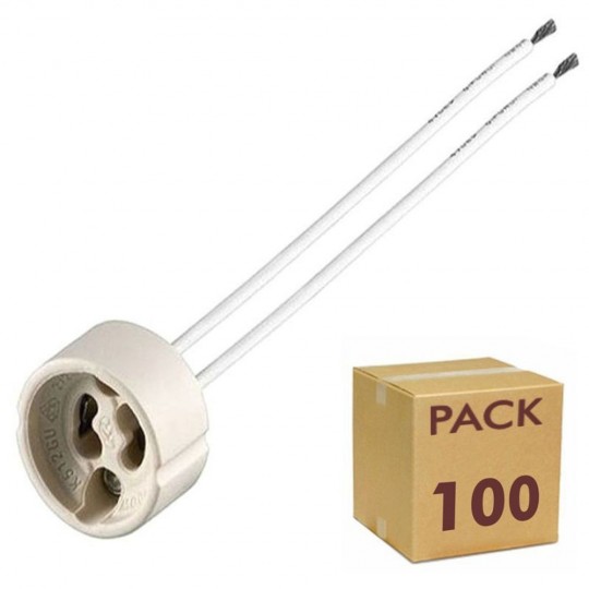 BOLSA Pack 100 Casquillos Adaptador  GU10