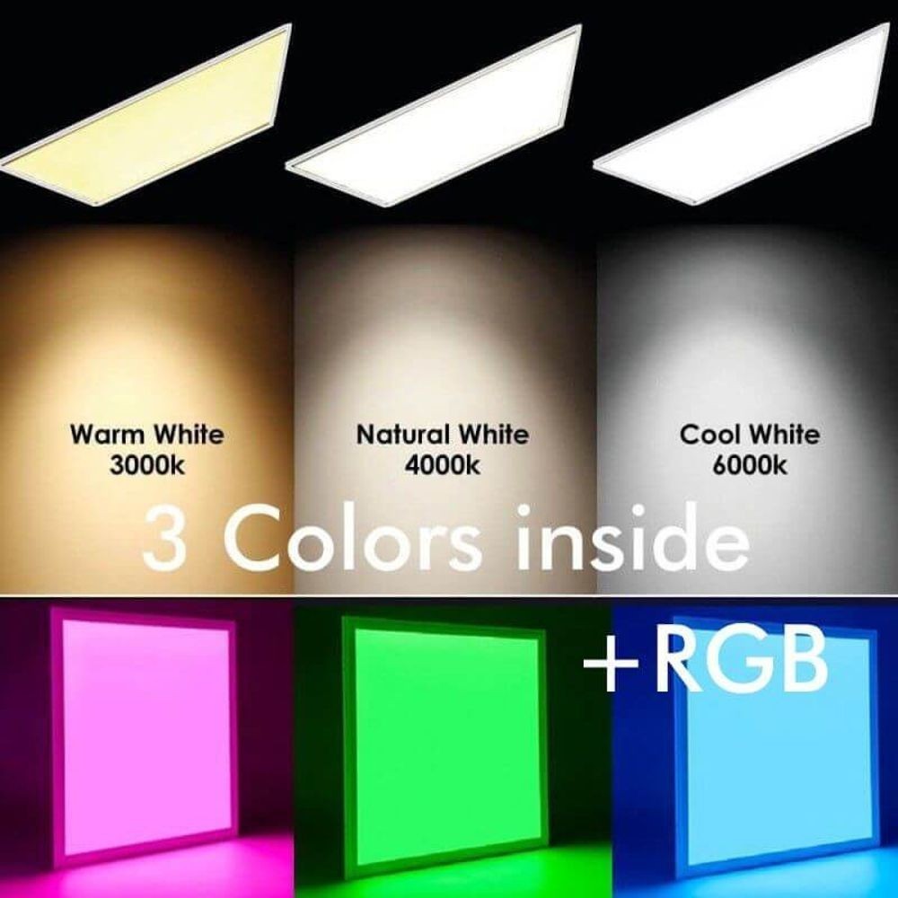 Acheter Dalle Led RGB 60x60 Dimmable 40W - CCT + Panneau de