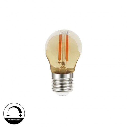 Lâmpada LED Filamento 4W E27  G45 - Regulável