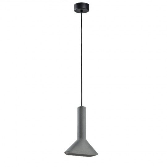 Lámpara Colgante rectangular DARK - Hormigón -  para E14 - IP65
