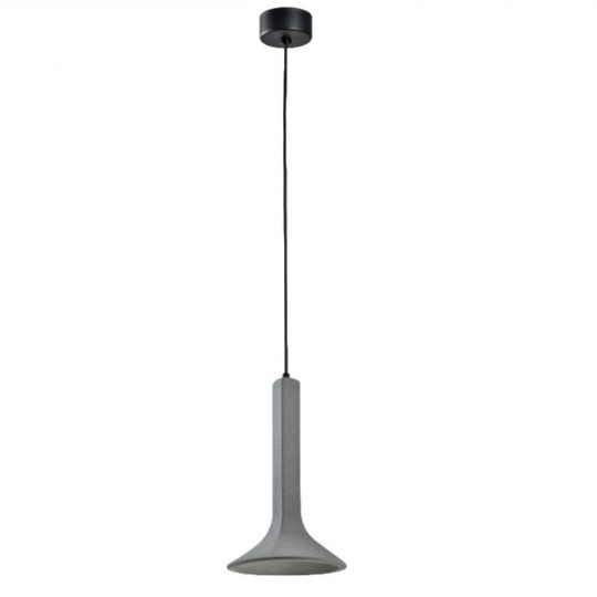 Lámpara Colgante - Circular - DARK - Hormigón -  para E14