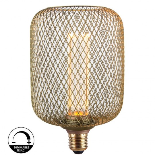 Bombilla LED Modern Metal GOLD 4W E27 - Dimmable