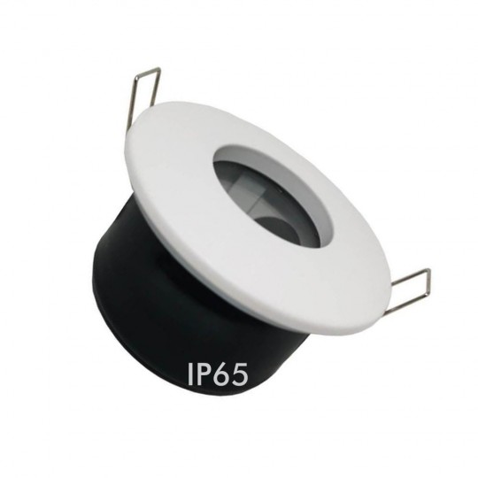 Aro Circular para dicroica LED GU10 MR16 - IP65 - Ø80mm - Aluminio