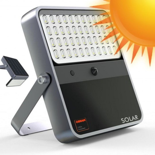 Außen LED Strahler 100W SOLAR - OSRAM CHIP - 5700K - ALL IN ONE