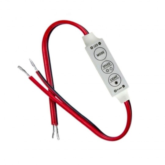 Mini Controlo Dimmer fita LED 12V/24V  DC