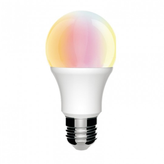 Bombilla LED RGB 10W 270º E27 con Mando a Distancia