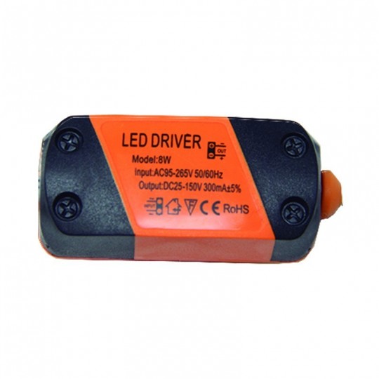 Driver para luminarias LED de 8W 300mA