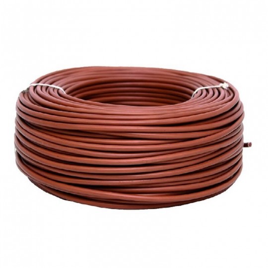 Cofan 51002554N 100m Elektrokabel Abschnitt, 5mm2 | Farbe schwarz Rolle  Kabel 1 x 1,5, H07V-K, 1 x 1.5 mm2, 100 m